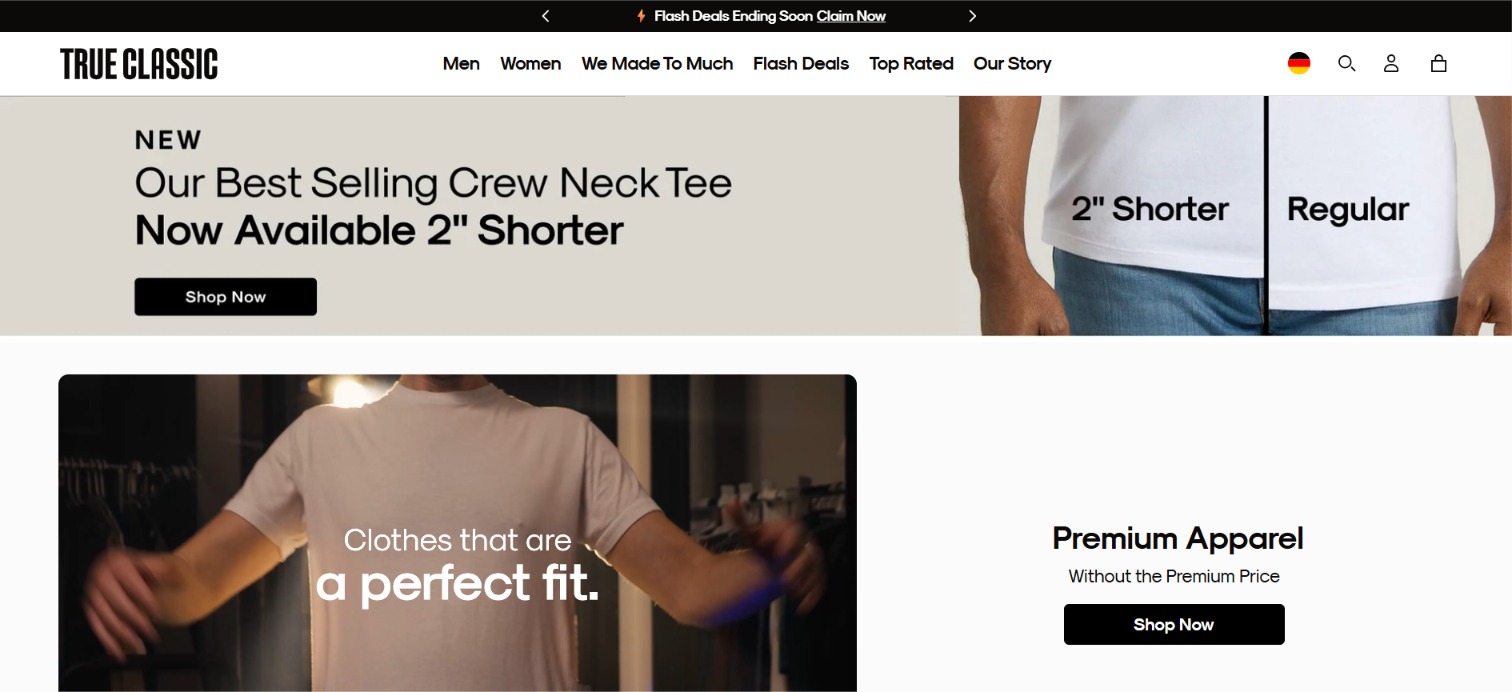 True Classic Tees